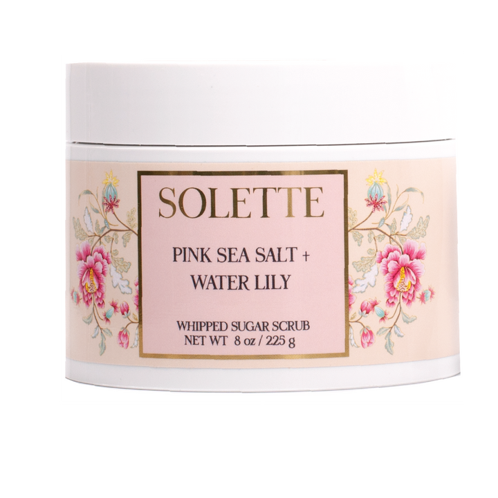 Pink Sea Salt + Water Lily Body Scrub