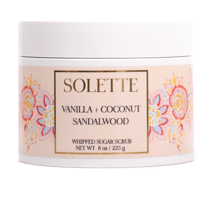 Vanilla + Coconut Sandalwood Body Scrub